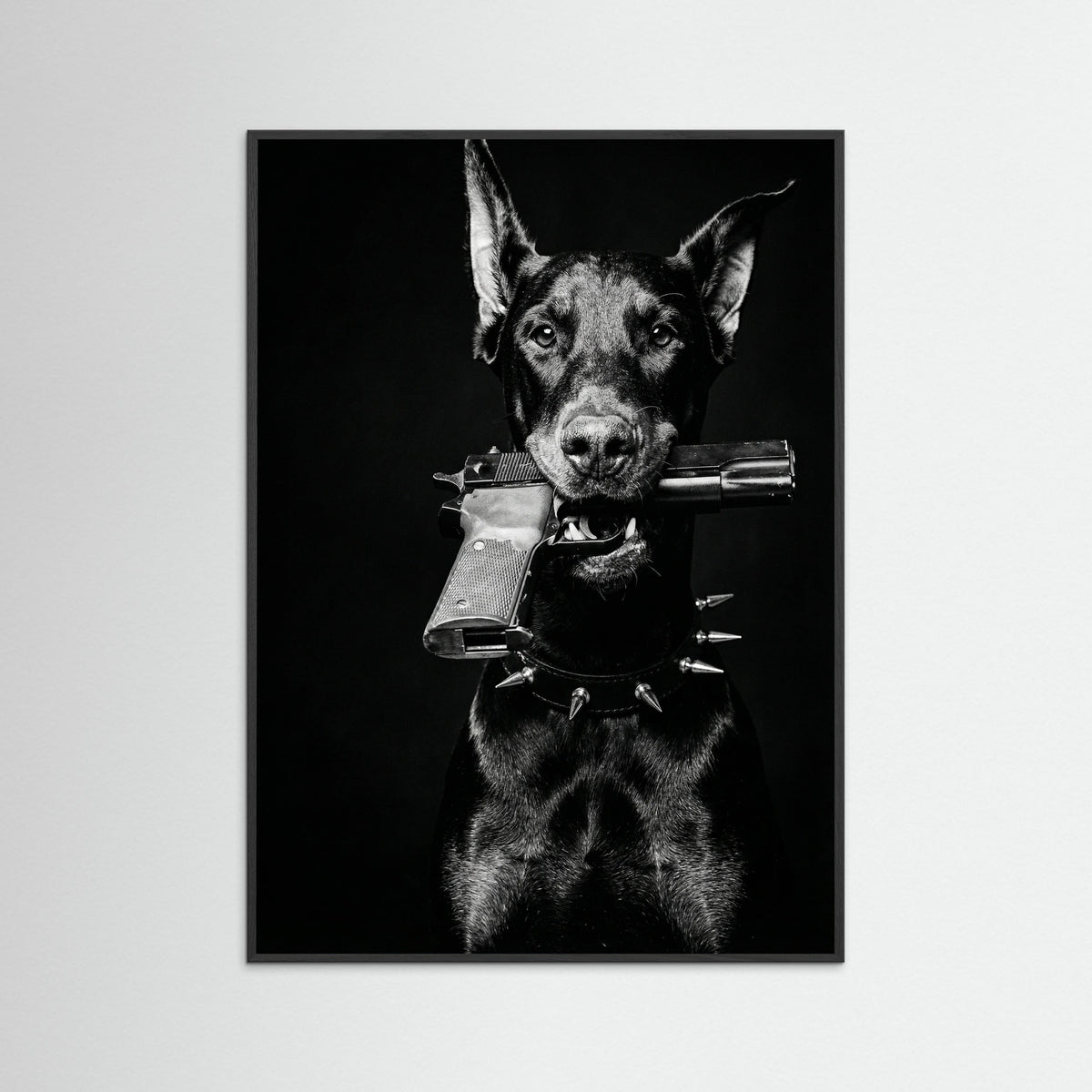 Black Wood Dior Doberman