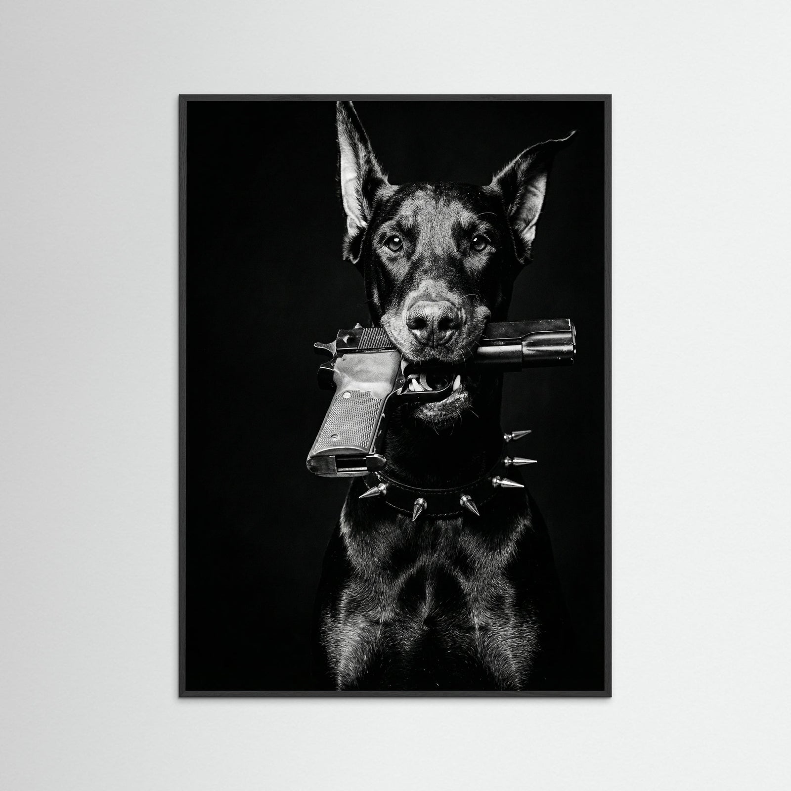 Black Wood Dior Doberman