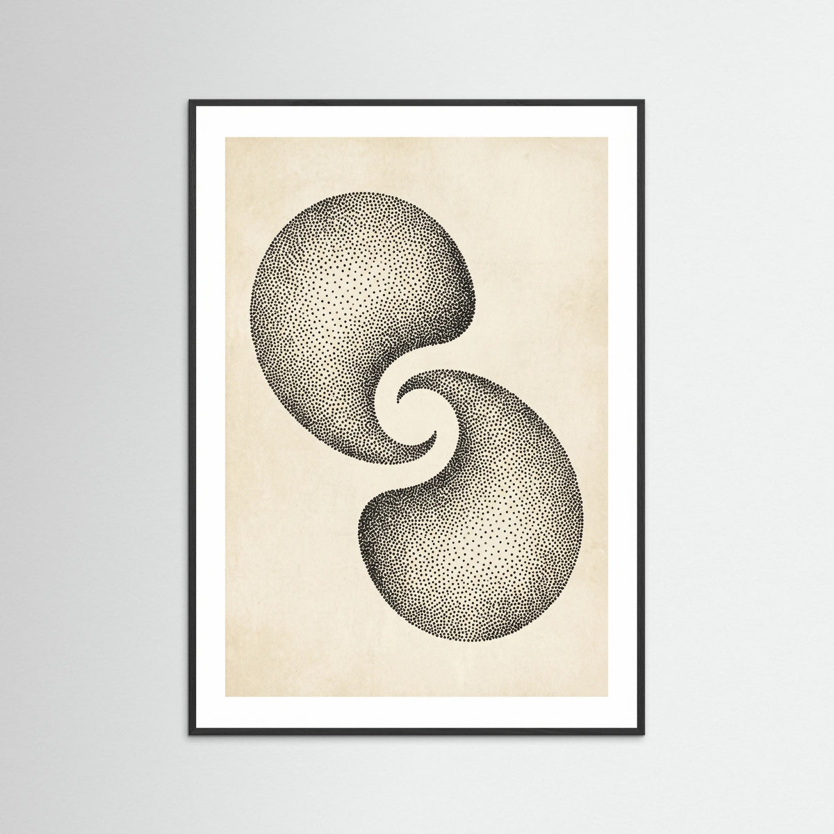 Black Wood Dotted Cosmos