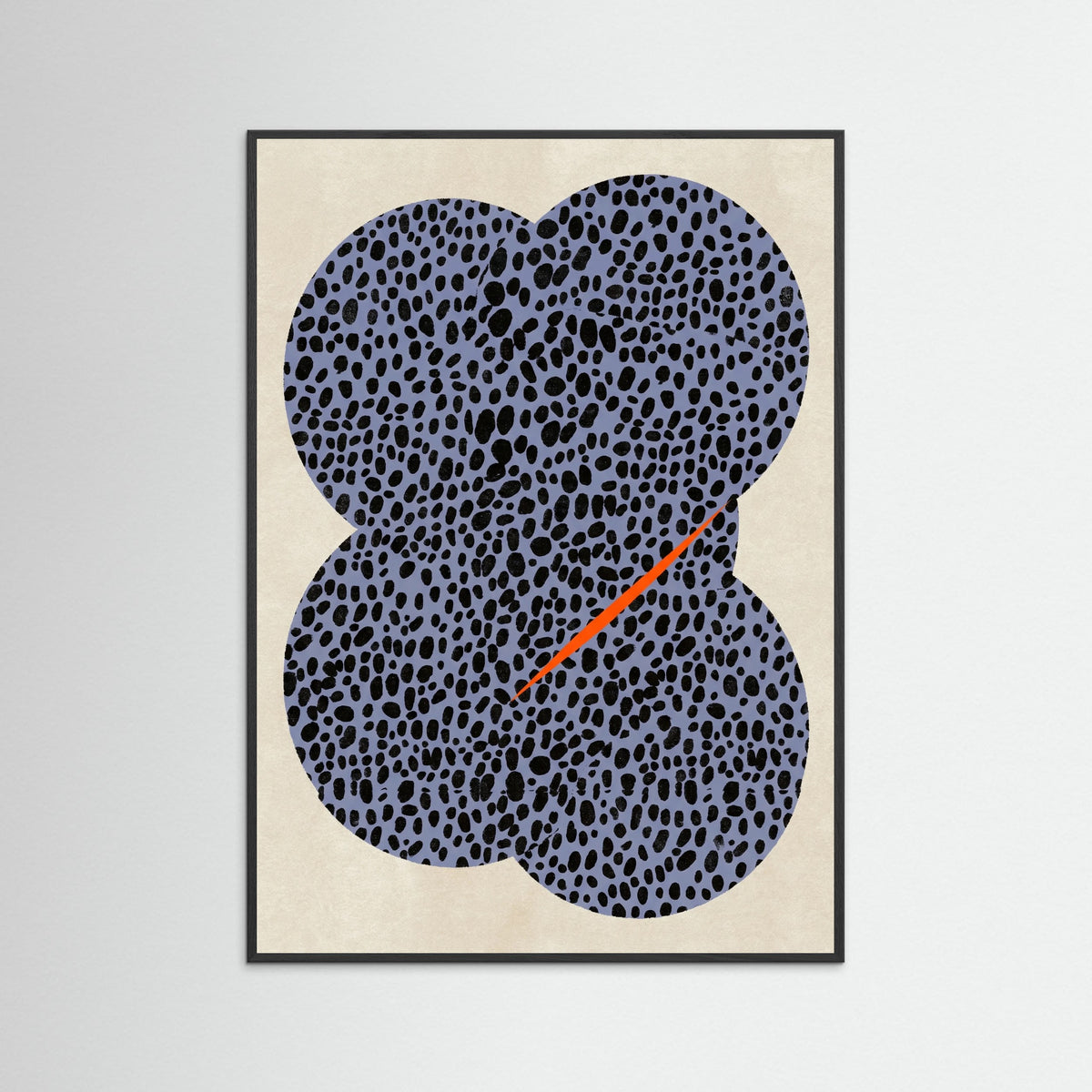 Black Wood Dotted Serpentine