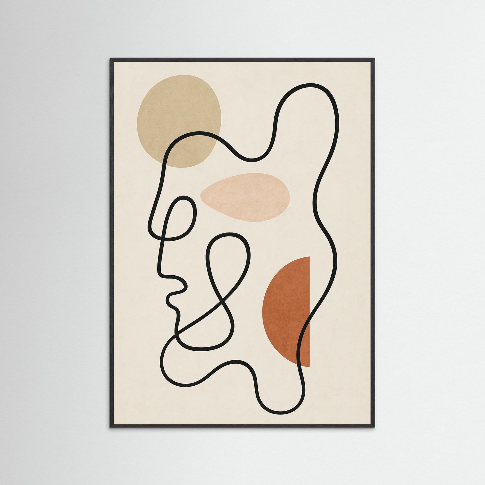 Black Wood Dreamlike Outline