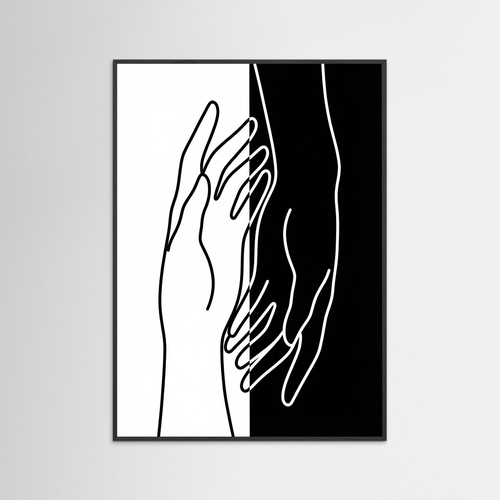 Black Wood Dualistic Portrait