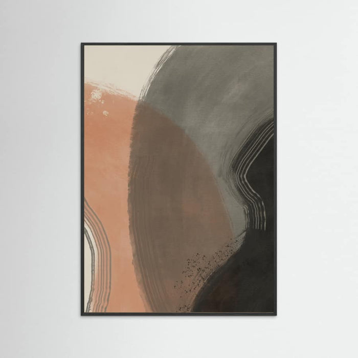 Earth Tone Abstract Study Poster – plakat og kunsttryk