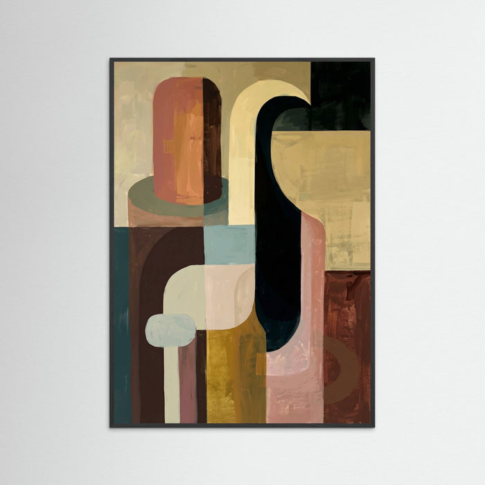 Black Wood Earthen Abstraction