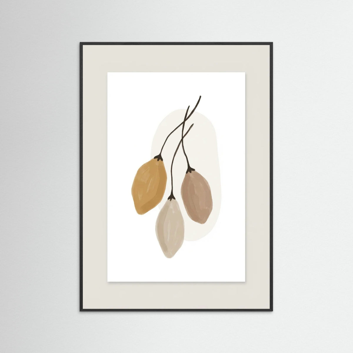 Black Wood Earthen Bloom