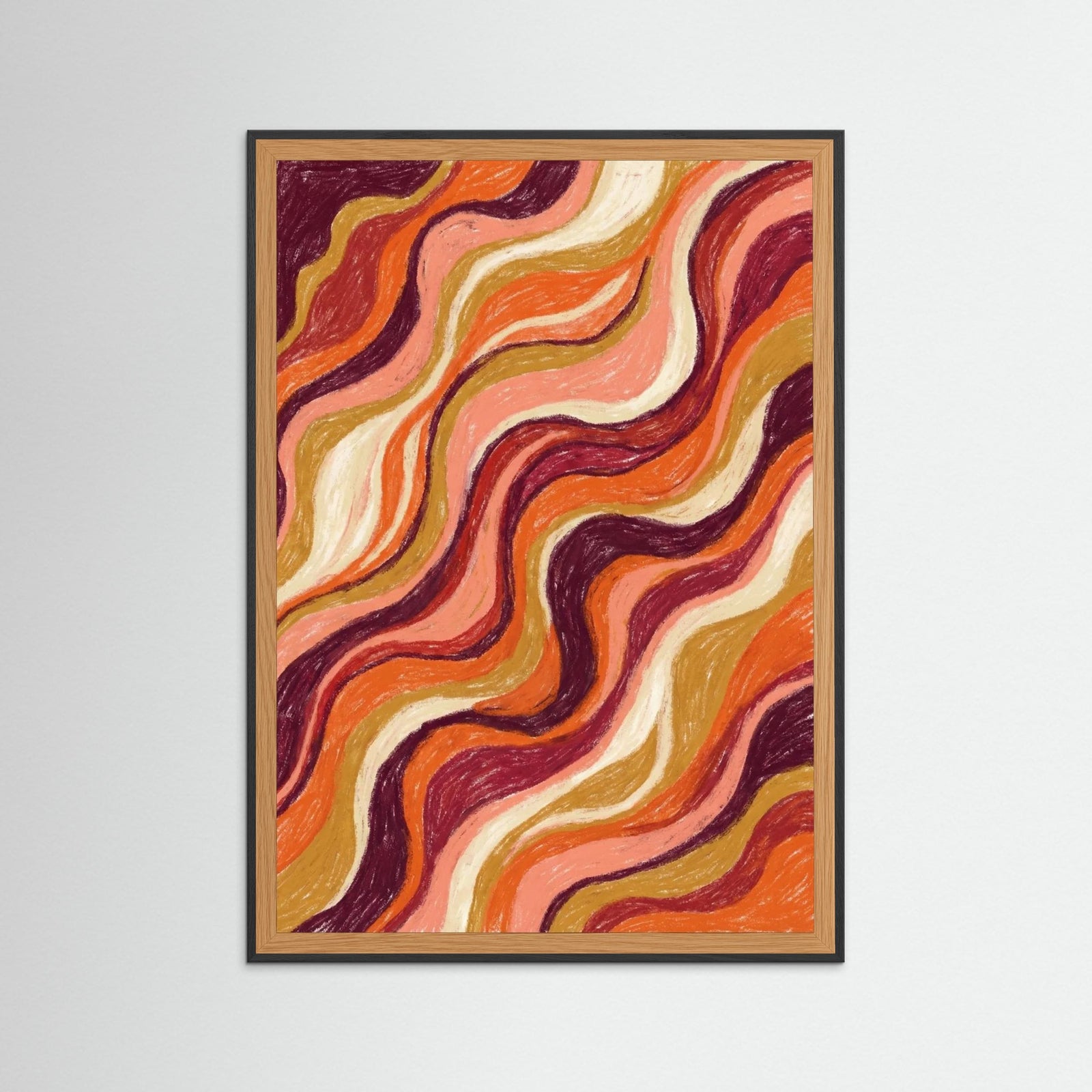 Black Wood Earthy Swirls