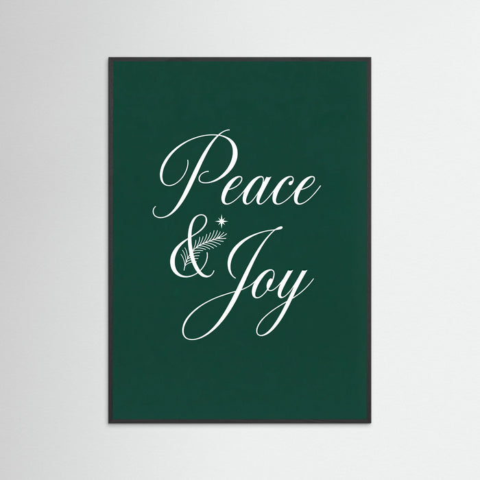 Black Wood Elegant Christmas Script