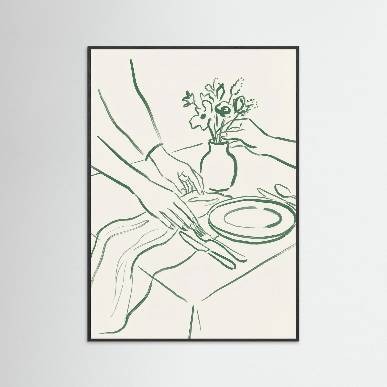 Black Wood Elegant Toasts