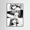 Black Wood Emotional Manga Gaze