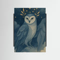 Black Wood Enchanted Owl