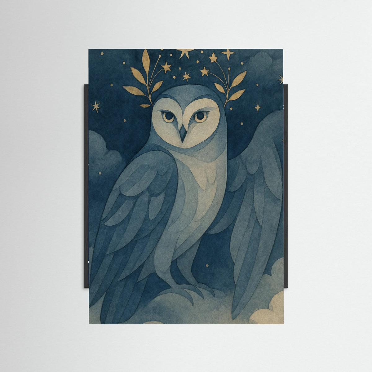 Black Wood Enchanted Owl