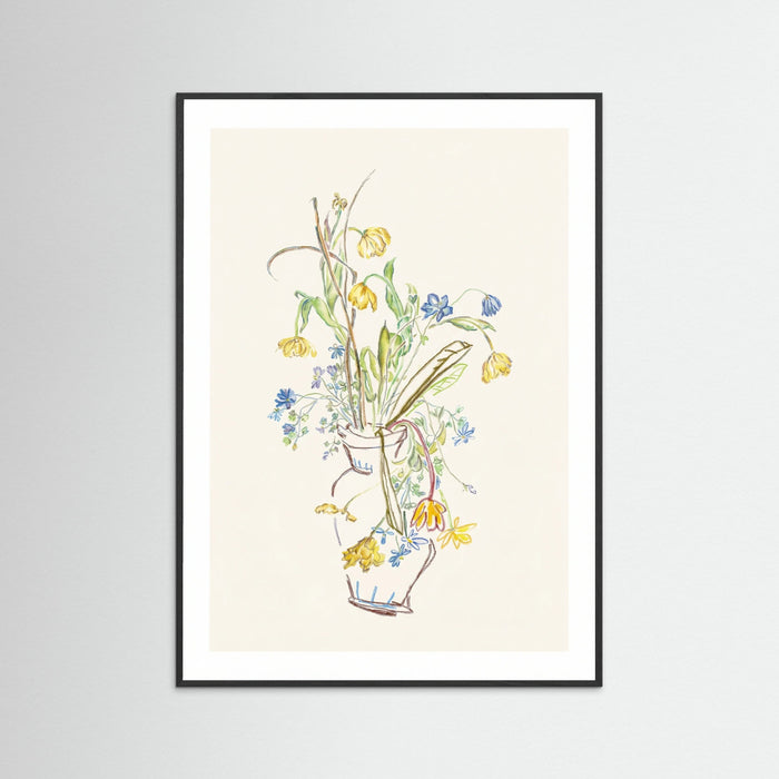 Black Wood Ephemeral Blossom Sketch