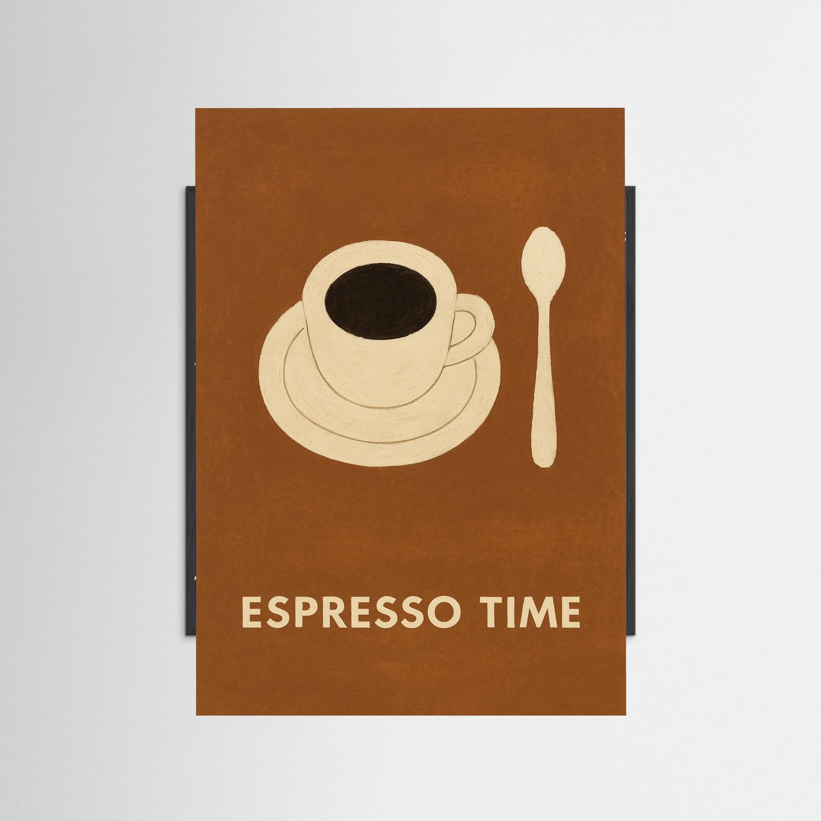 Black Wood Espresso Time