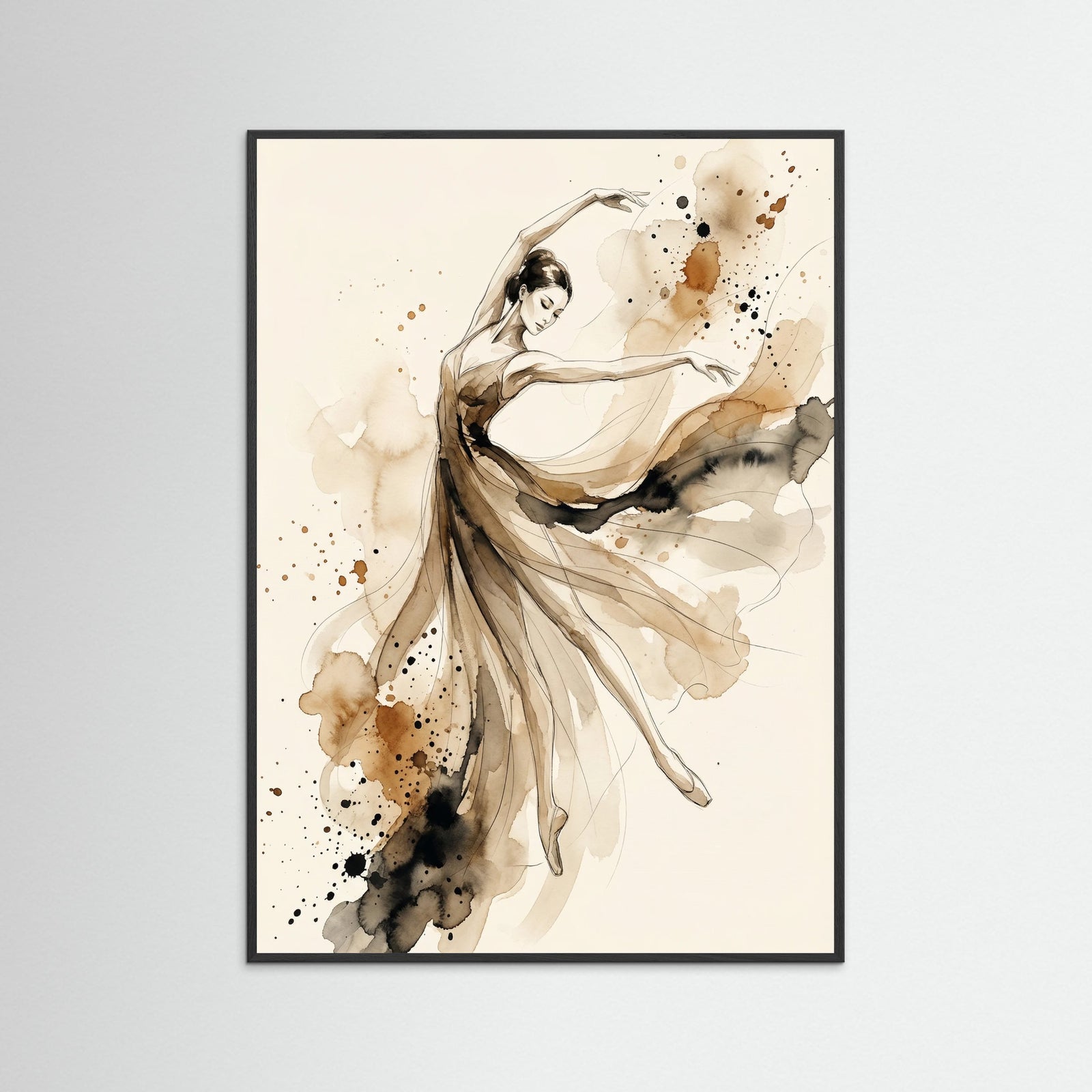 Black Wood Ethereal Silhouette