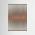 Euphoria - Gray and Orange Poster – plakat og kunsttryk
