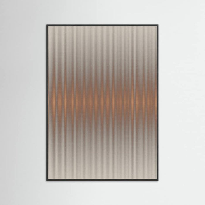 Euphoria - Gray and Orange Poster – plakat og kunsttryk