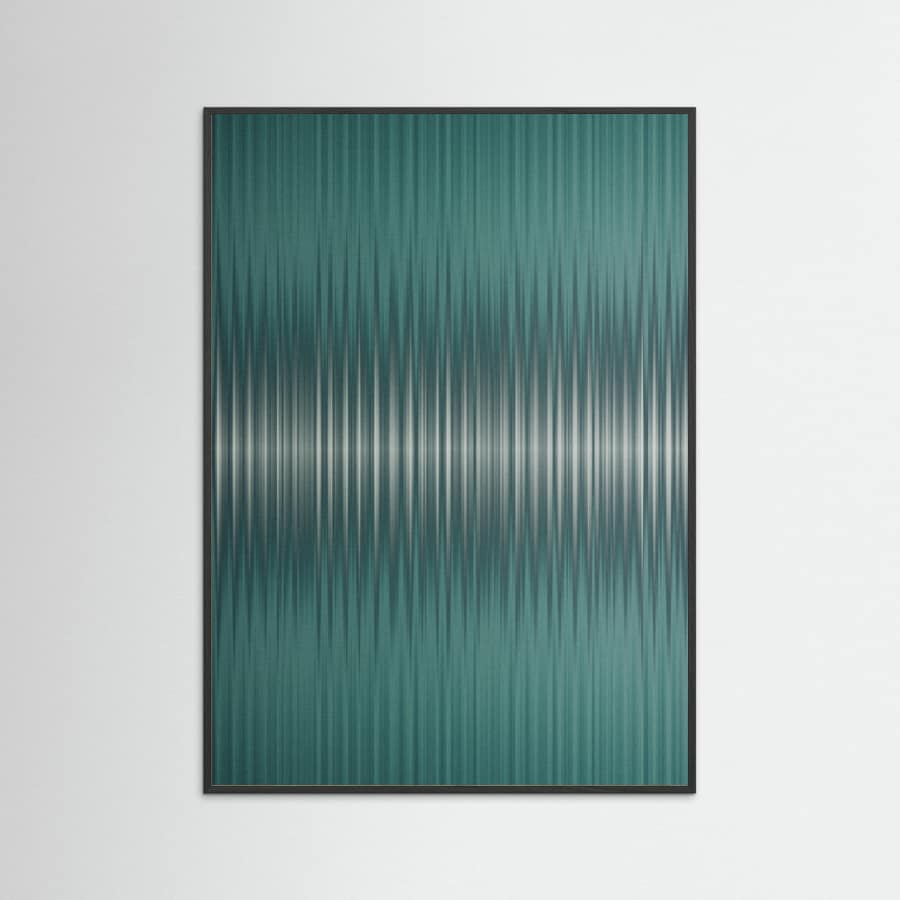 Póster Euphoria - Green and White – póster e impresión artística
