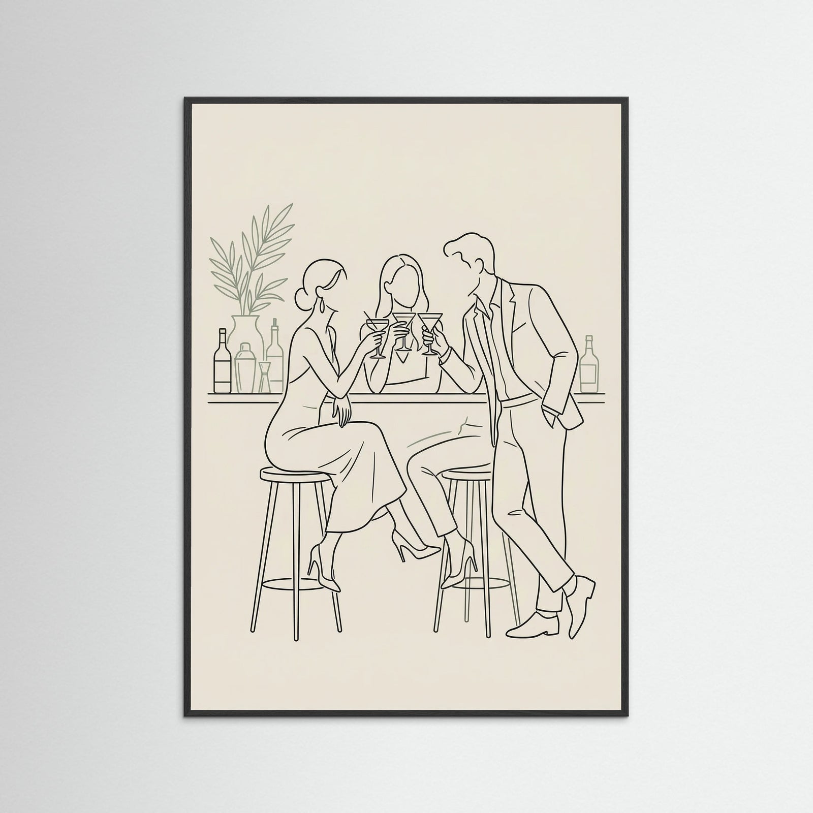 Black Wood Evening Cheers