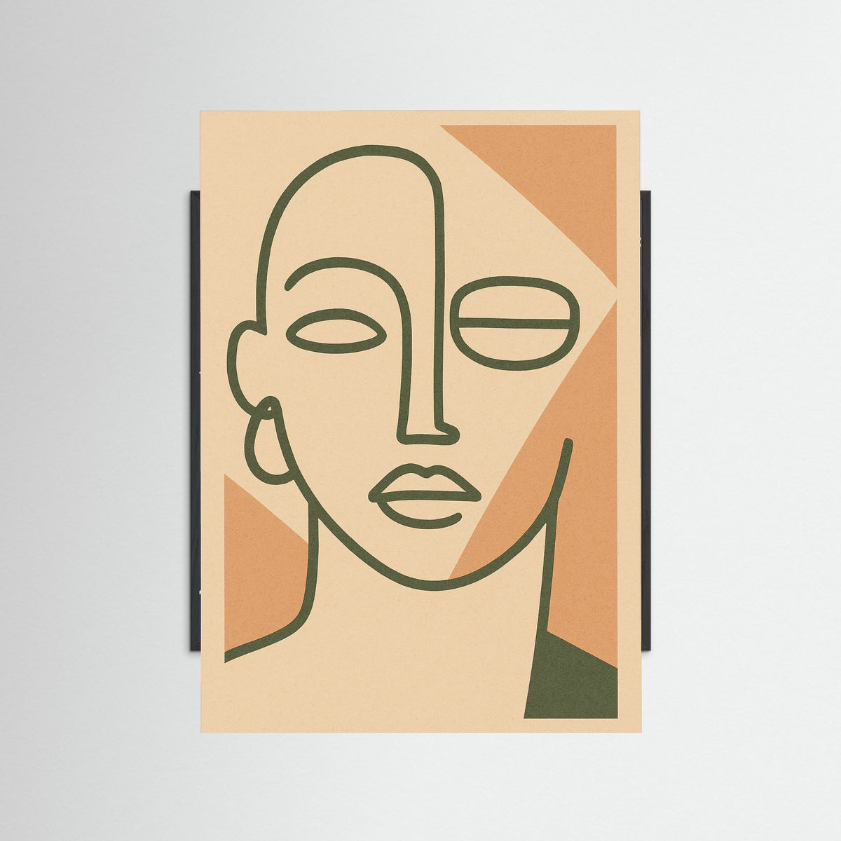 Black Wood Expression Outline