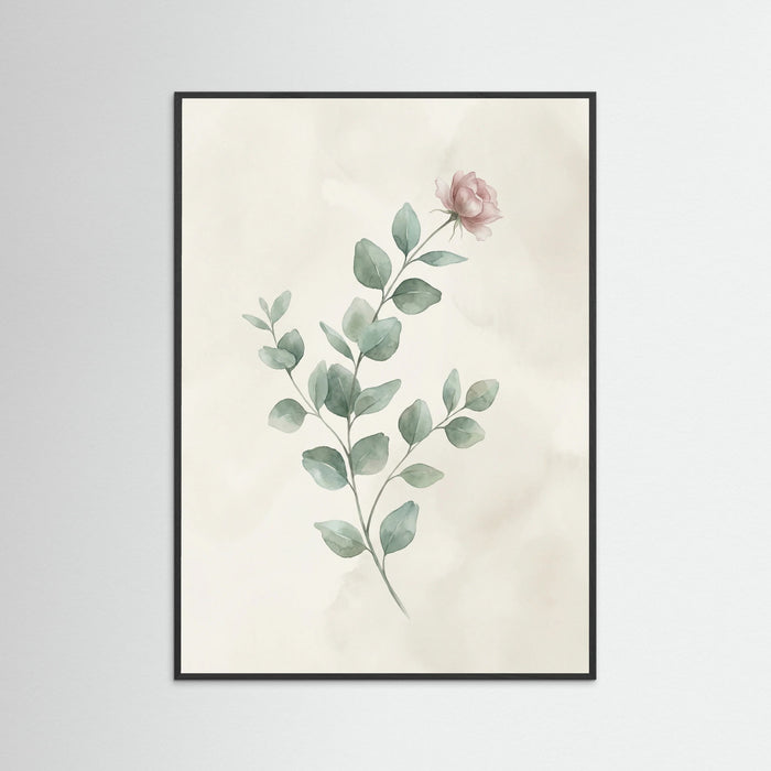 Black Wood Faded Meadow Blooms