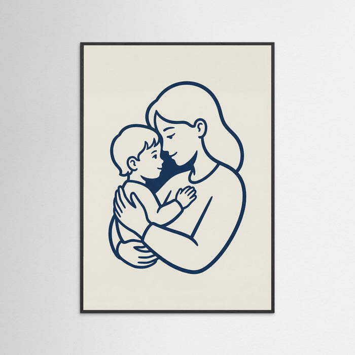 Black Wood Fathers Embrace