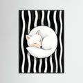 Black Wood Feline Embrace