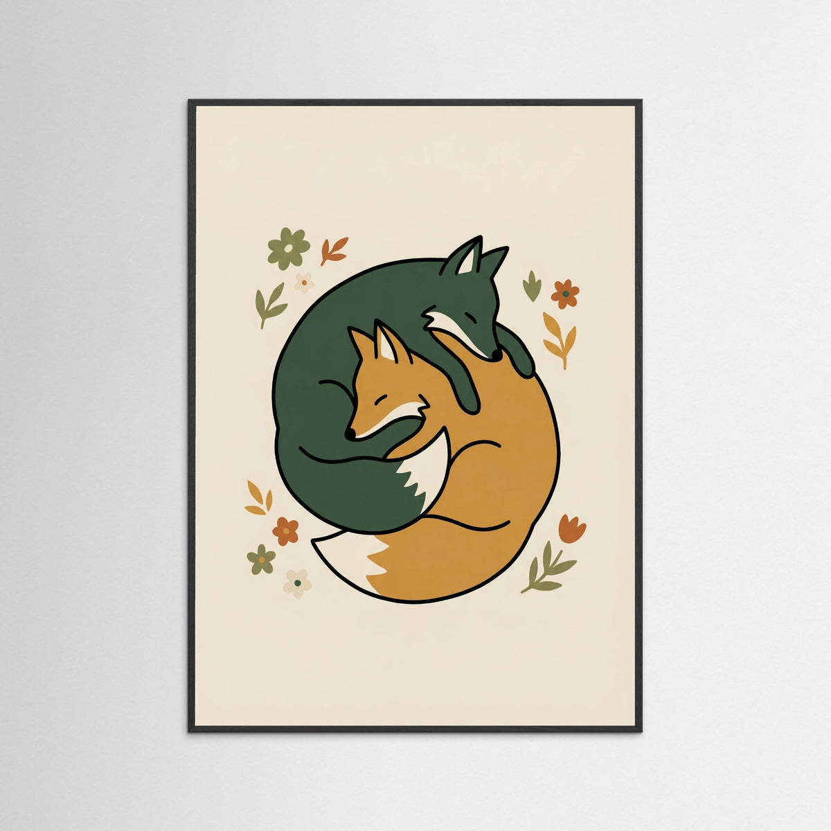 Black Wood Feline Harmony