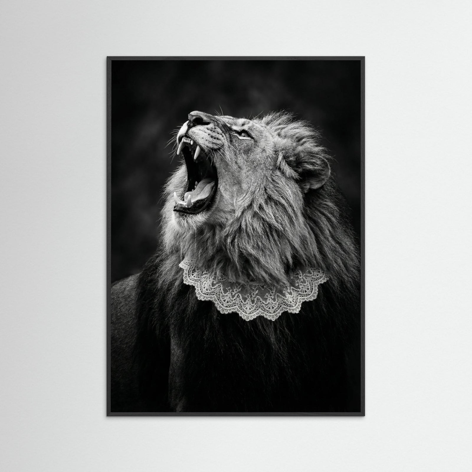 Black Wood Feline Roar