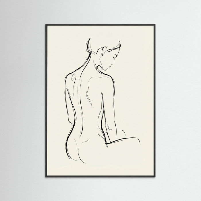 Black Wood Feminine Form