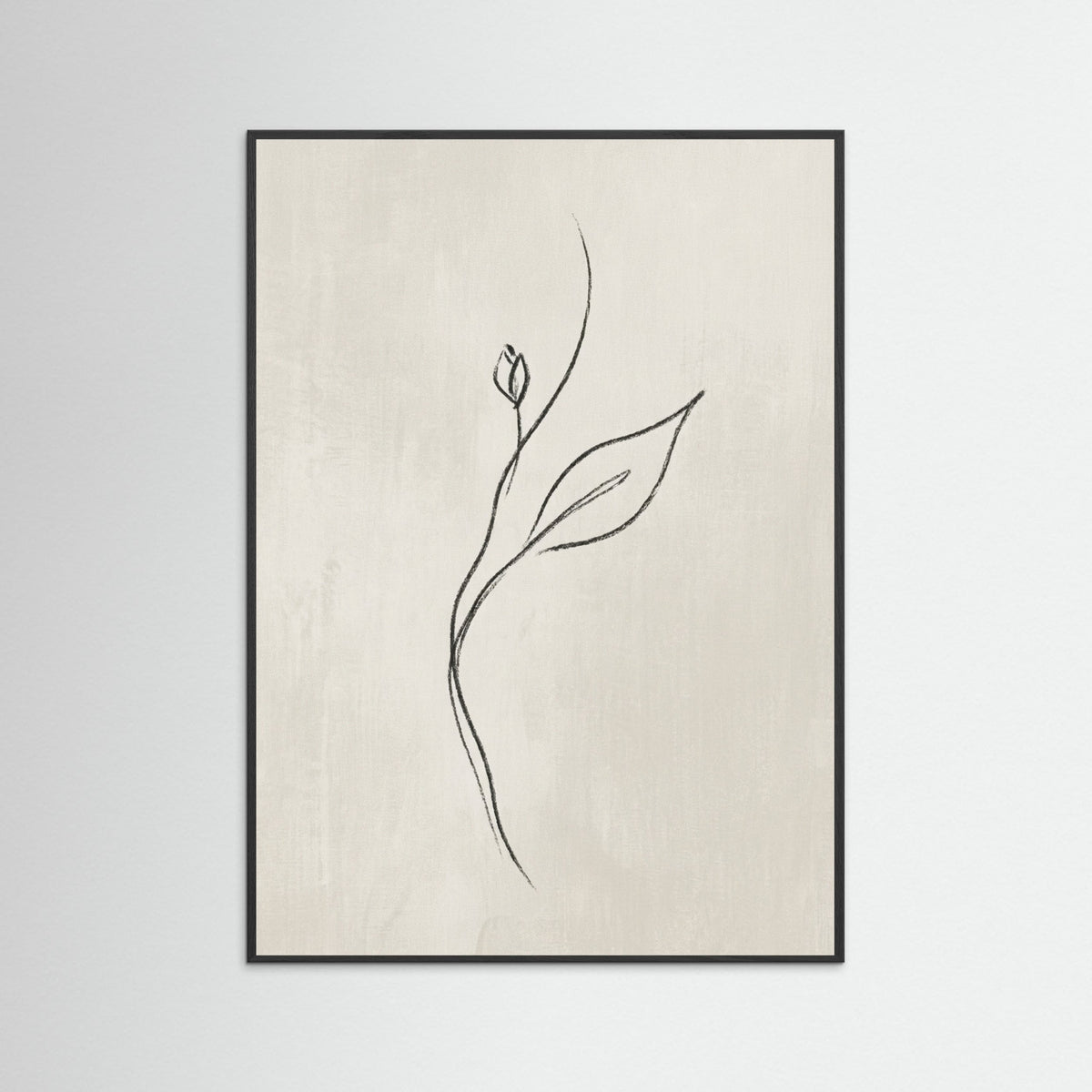 Black Wood Feminine Silhouette