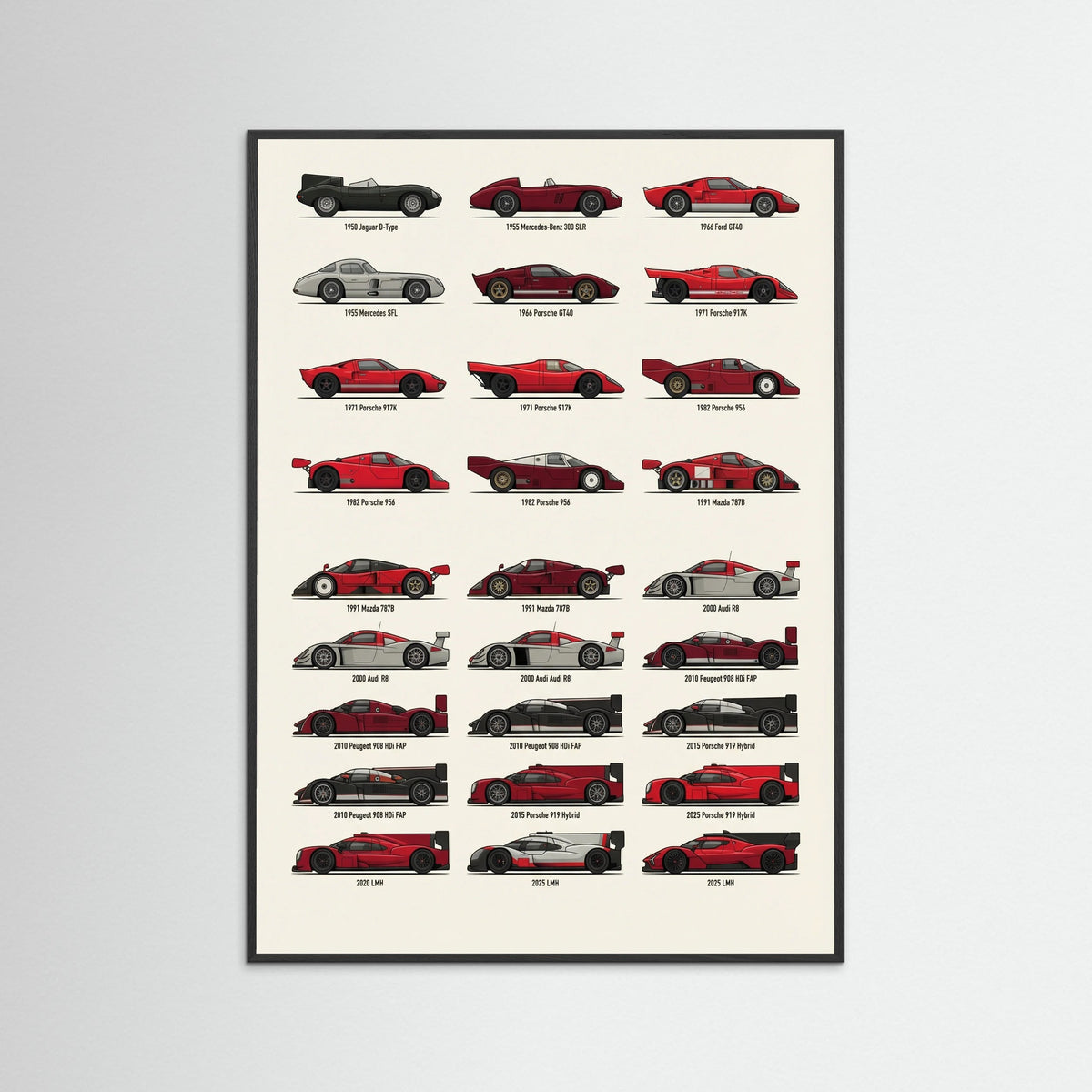 Black Wood Ferrari Lineage