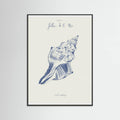 Filles de la mer n.2 - La conchiglia Poster – plakat og kunsttryk