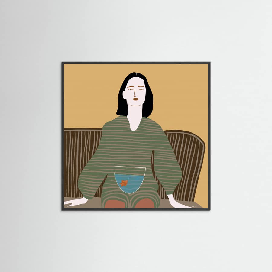 Fish lady Poster – poster och konsttryck