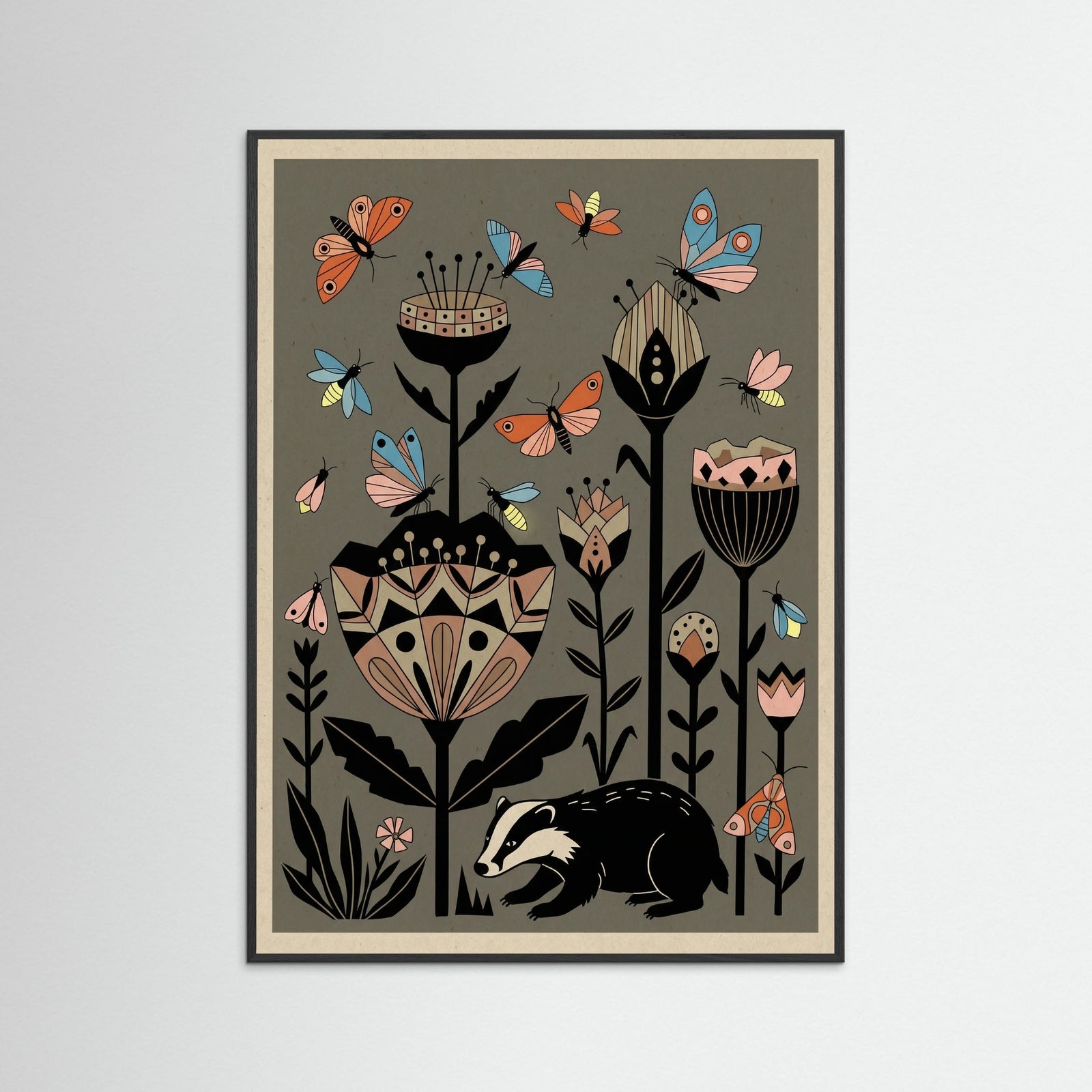 Black Wood Flight of Fancy