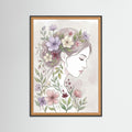 Black Wood Floral Muse