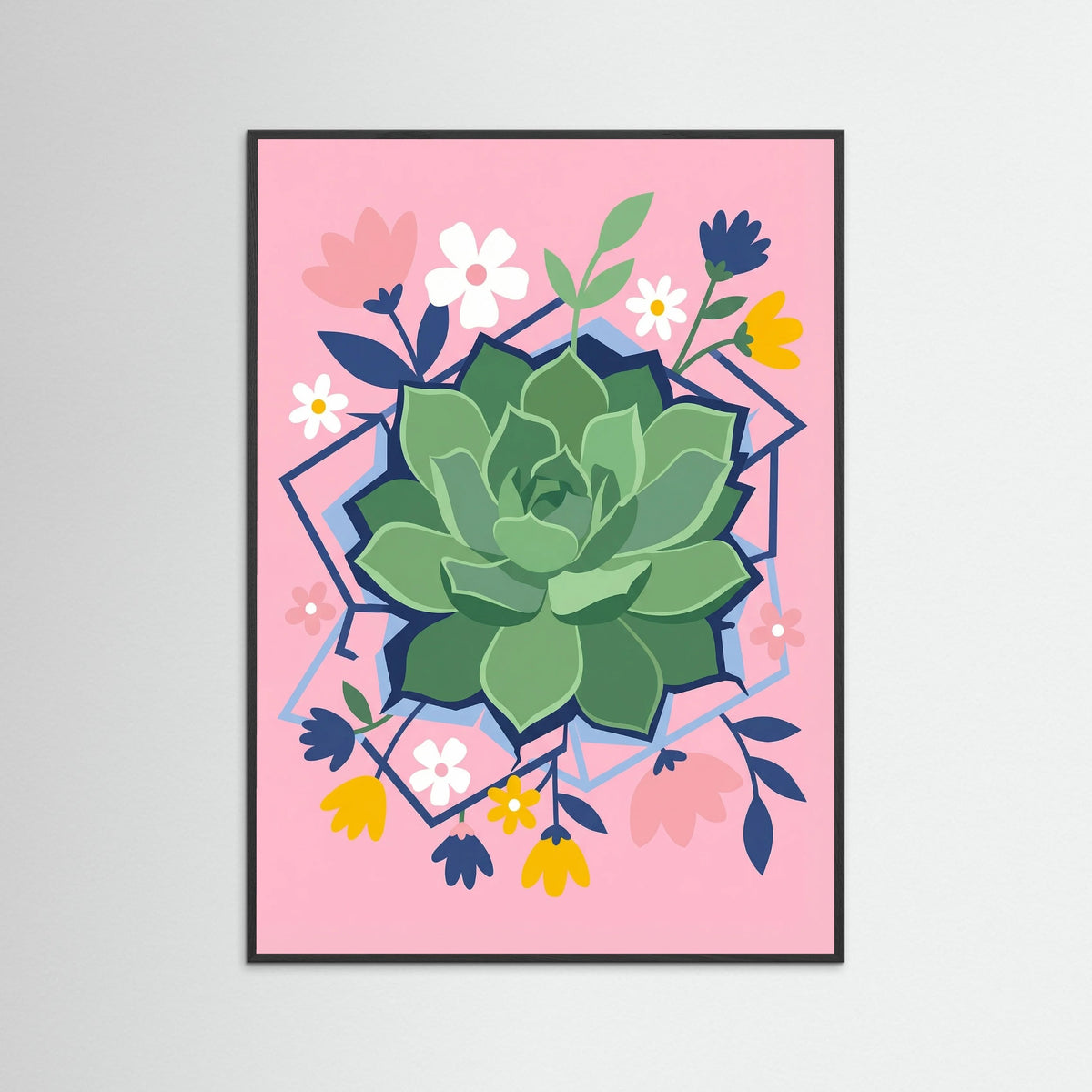 Black Wood Floral Rebellion