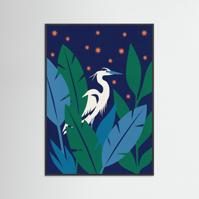 Black Wood Floral Reverie