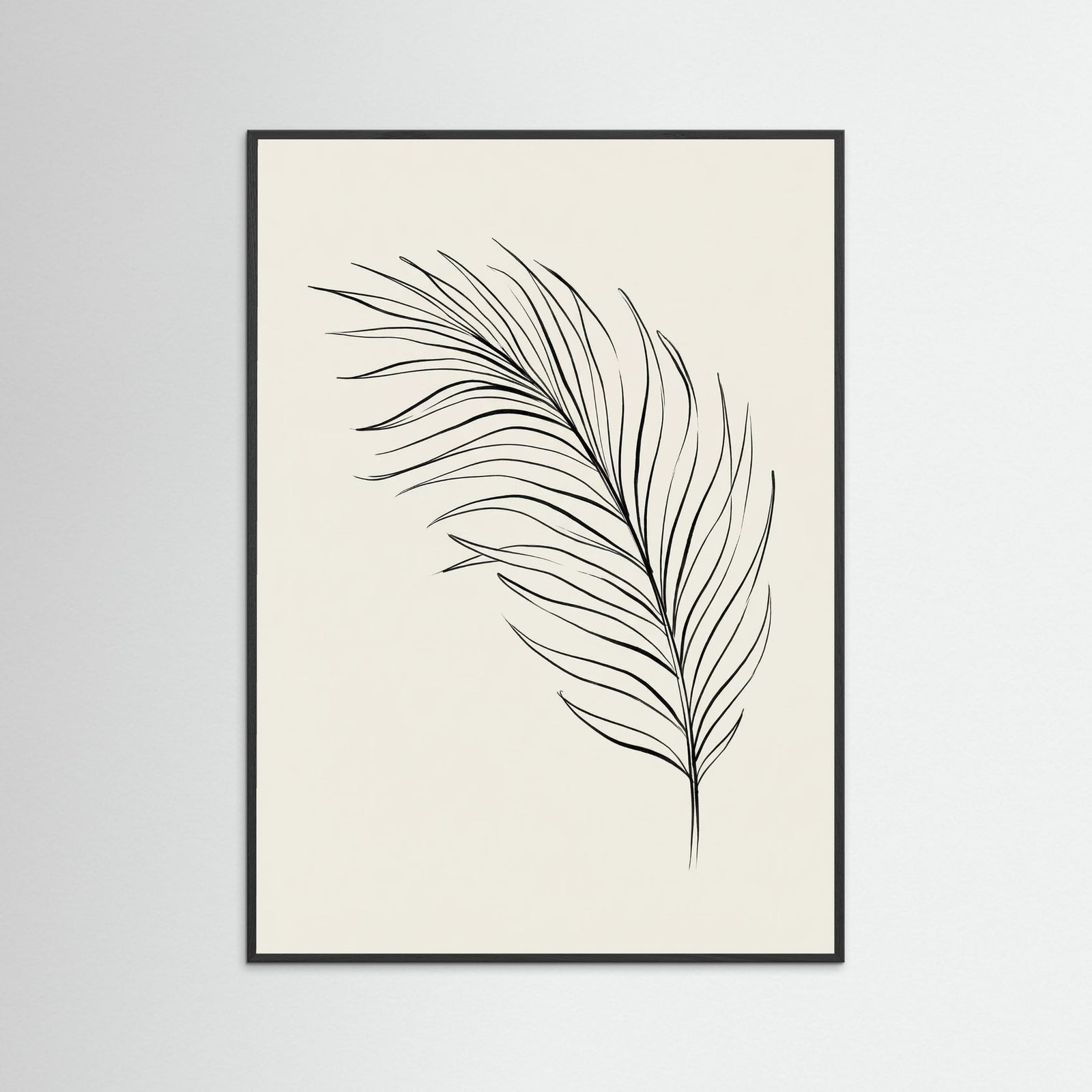 Black Wood Floral Serenity