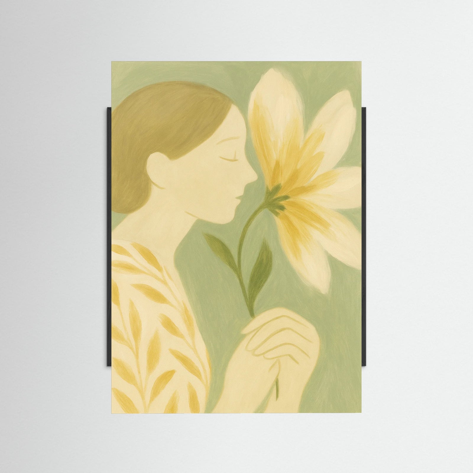 Black Wood Flower Whisper