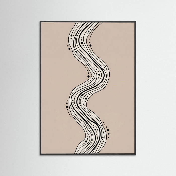 Black Wood Flowing Connections