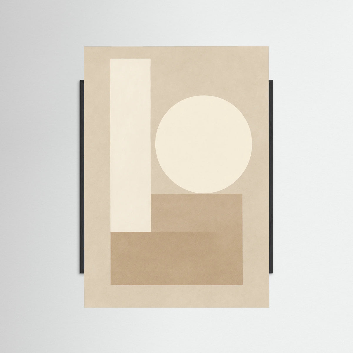 Black Wood Flowing Curves