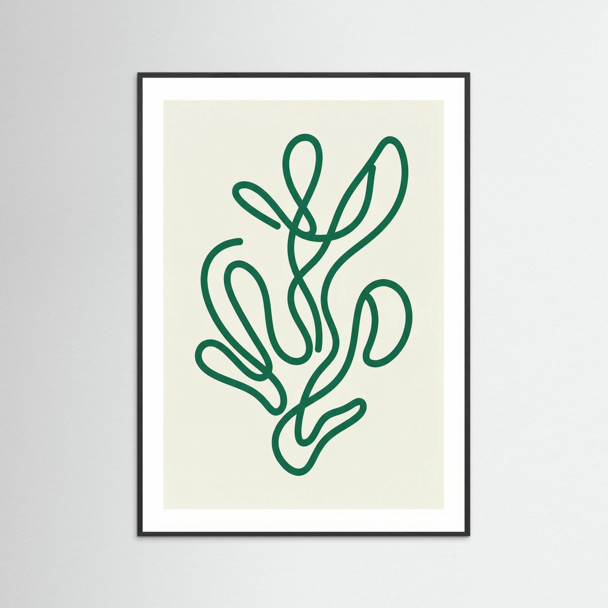 Black Wood Flowing Emerald