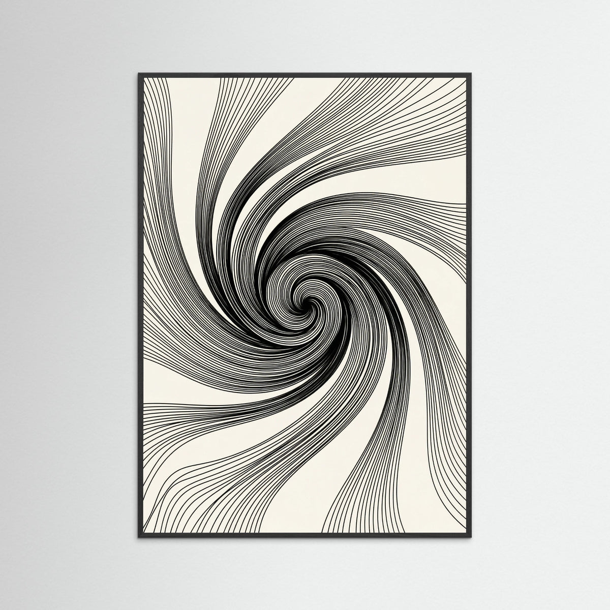 Black Wood Flowing Rhythm