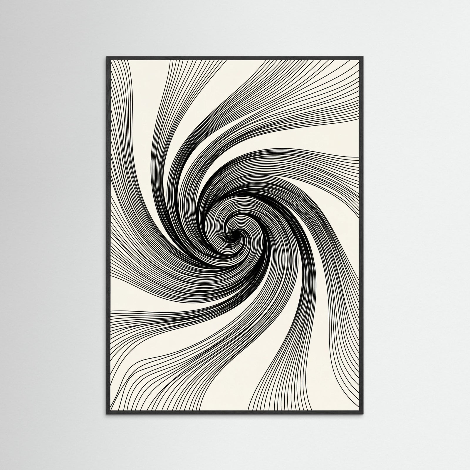 Black Wood Flowing Rhythm