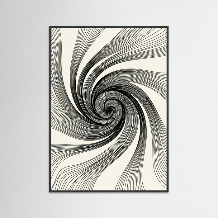 Black Wood Flowing Rhythm