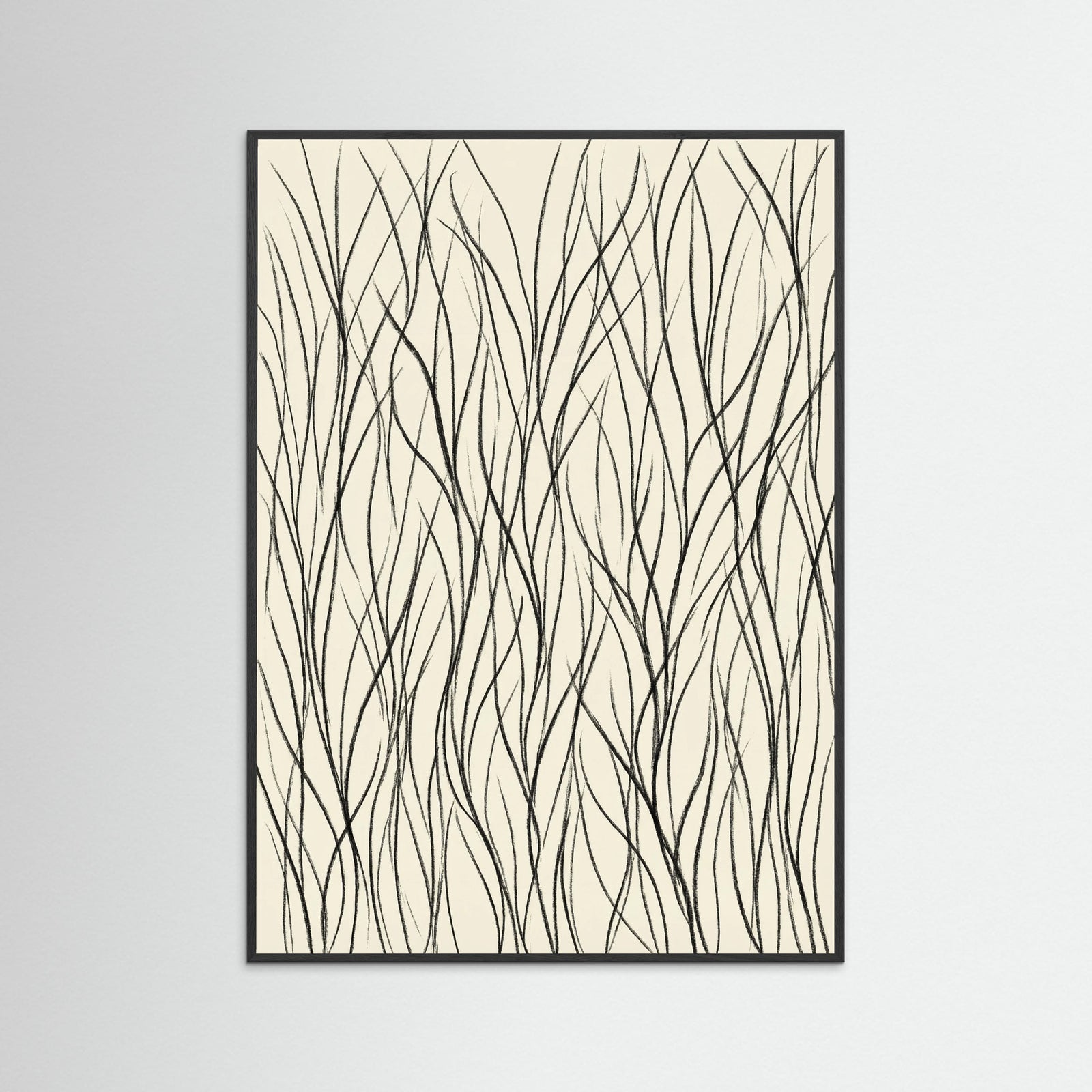 Black Wood Flowing Rhythms