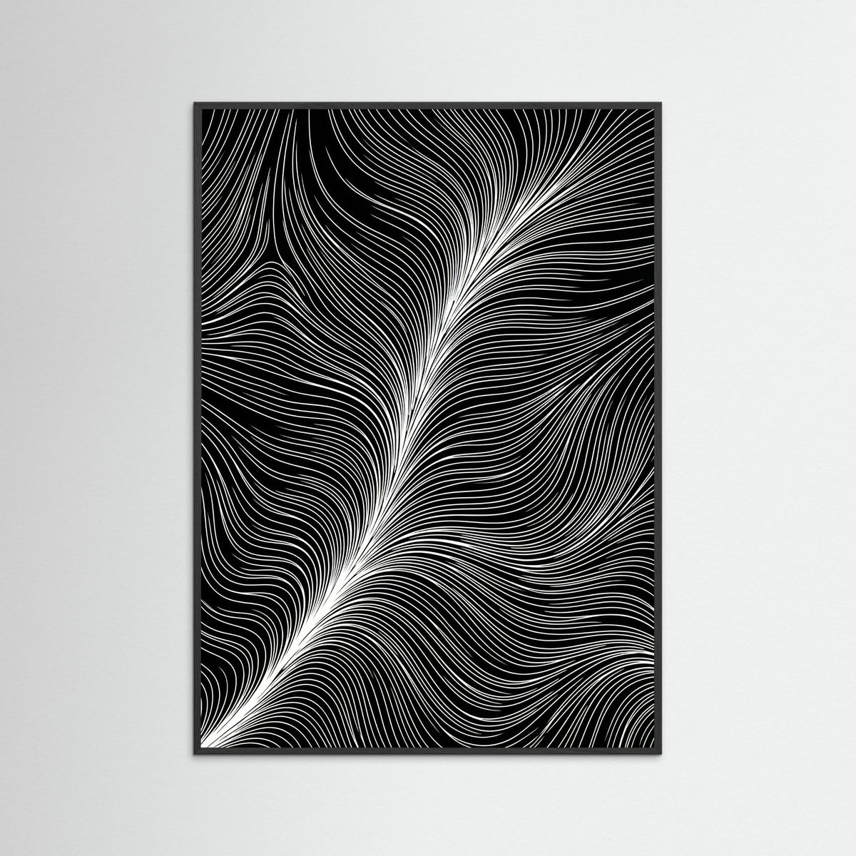 Black Wood Flowing Rhythms