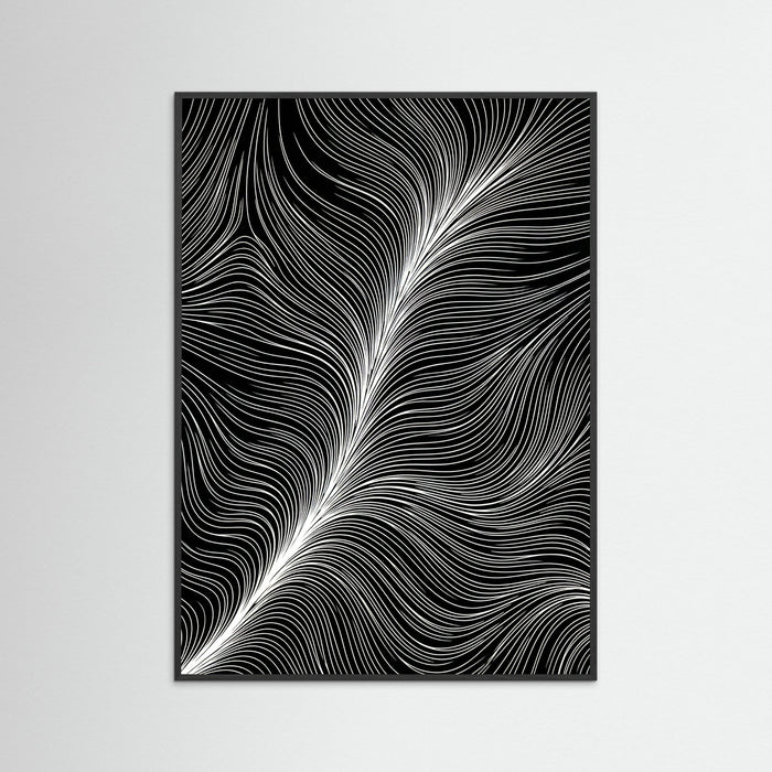 Black Wood Flowing Rhythms