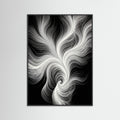 Black Wood Flowing Serenity