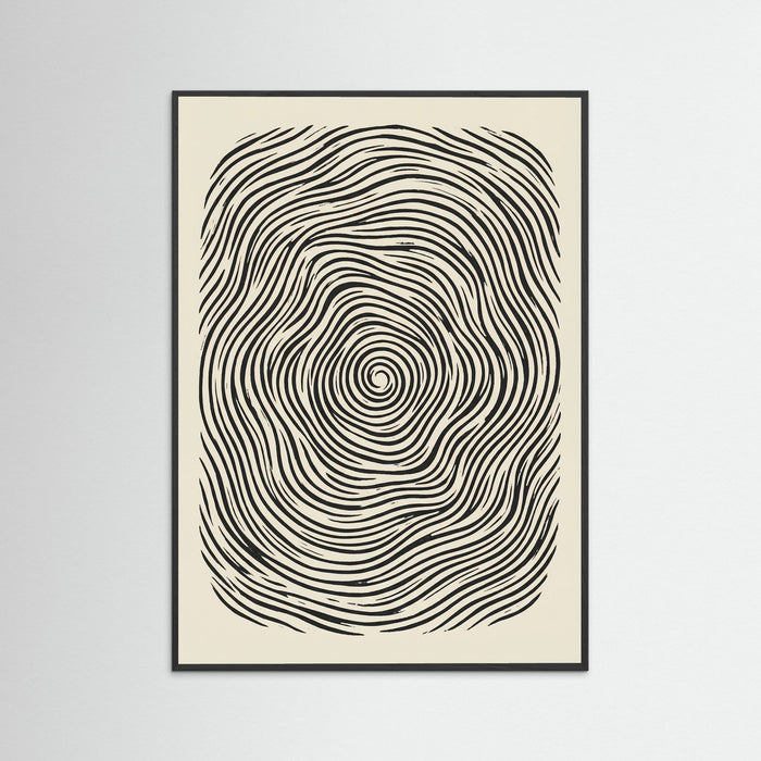 Black Wood Flowing Strands